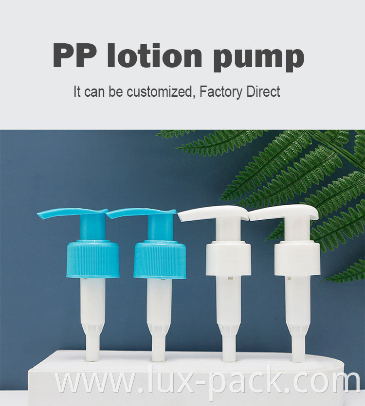 New design 24 28 400 410 415 plastic bottle lotion pump customized cream pump for bottle liquid soap
